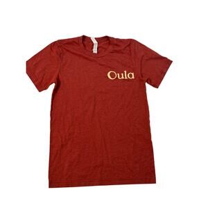 Oula Tee-shirt  size ladies small orange/rust color